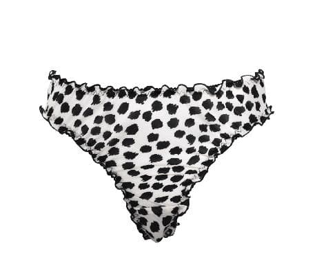 White Leo Frilly Panties
