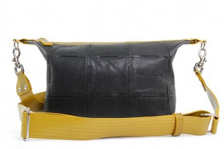 Boho Bag | Leather & Fire-hose