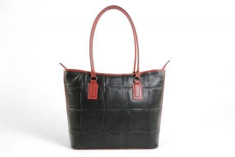 Small Tote | Leather & Fire-hose