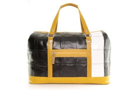 Gladstone Travel Bag | Leather & Fire-hose