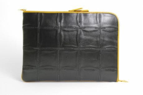 Folio Laptop Case | Leather & Fire-hose