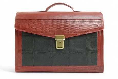 Continental Briefcase | Leather & Fire-hose