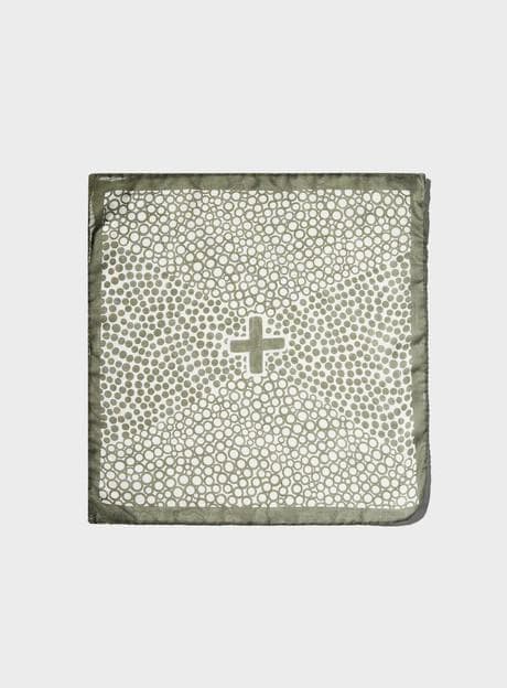 Italian Tencel Biodegradable Deep Neem Circle + Hankie