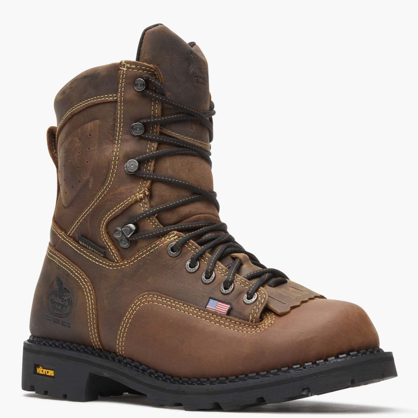 Georgia Boot Men's USA Low Heeled Waterproof Logger